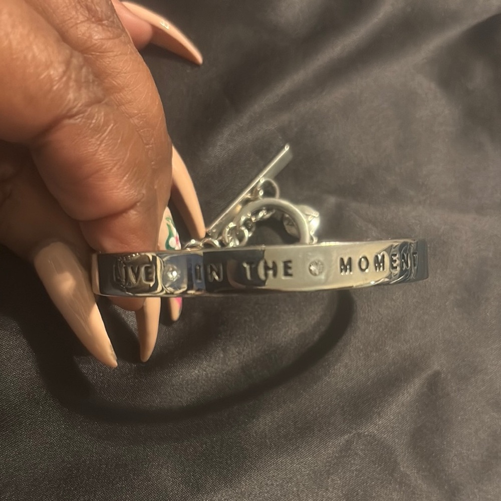 Silver Engraved Bracelet